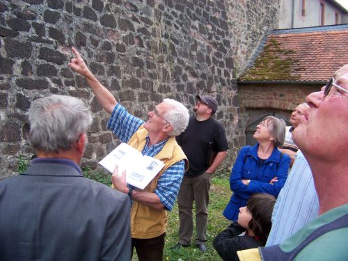 Burgführung durch Axel Gleue