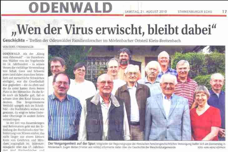 Zeirungsartikel mit Bild