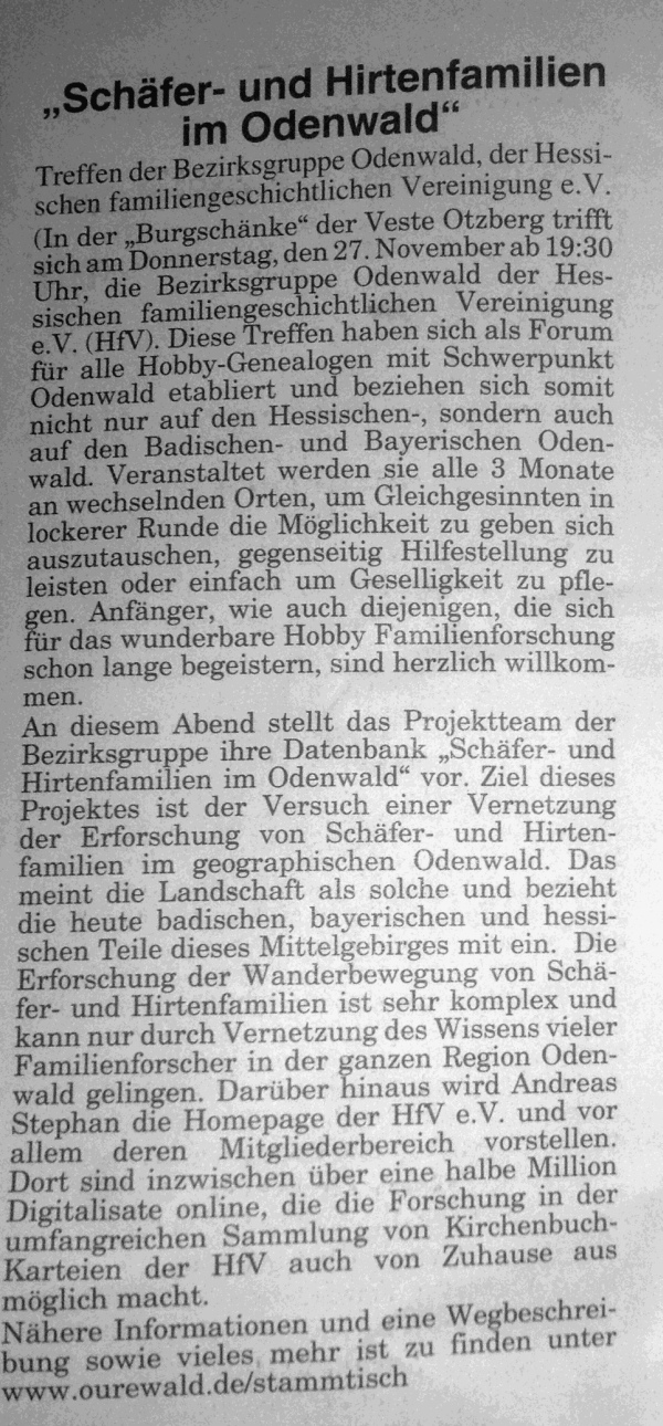 Zeitungsartikel