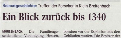 Ein Blick zurck bis 1304 - Odenwlder Zeitung