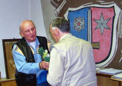 Heiner Wolf und Traugott Hartmann in Neustadt (Foto: A. Stephan)